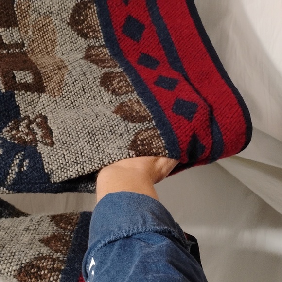 SALE! Sonoma Wool Blend House & Snow Top Mountain Scene Sweater Jacket (X-64) - Picture 5 of 12